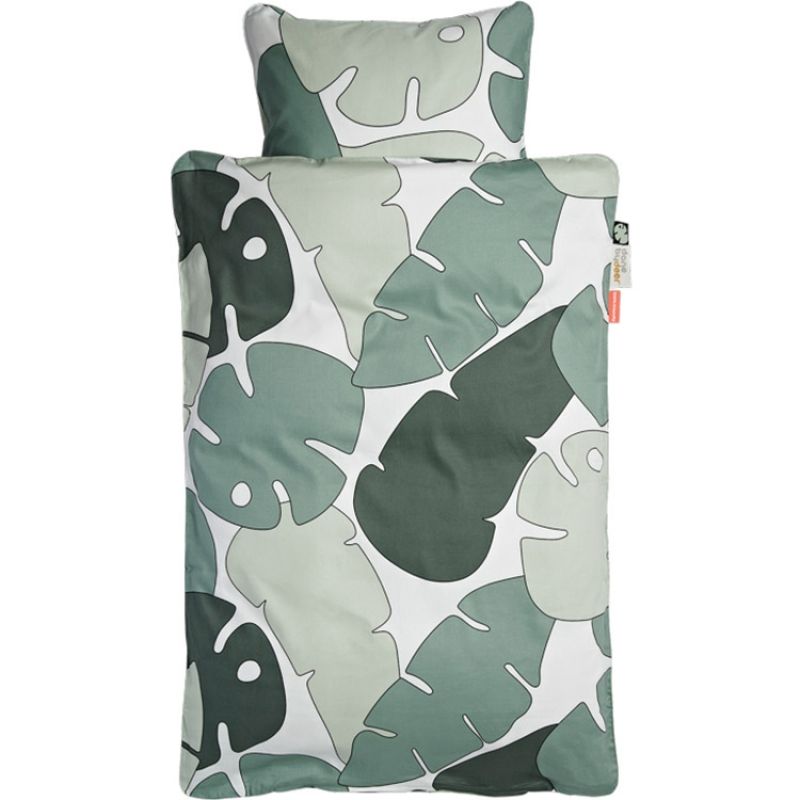 Housse de couette Tiny tropics (100 x 140 cm) et taie (40 x 60 cm) Done by Deer