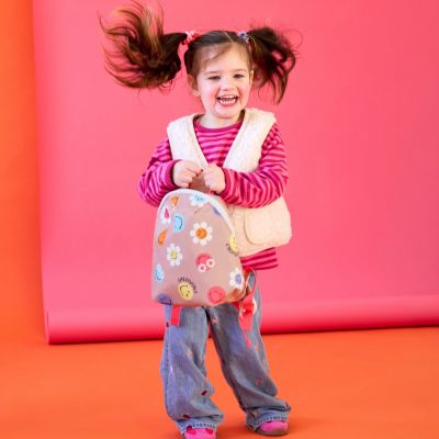 Sac à dos bébé Tiny SmileyWorld rose pâle (20 cm)