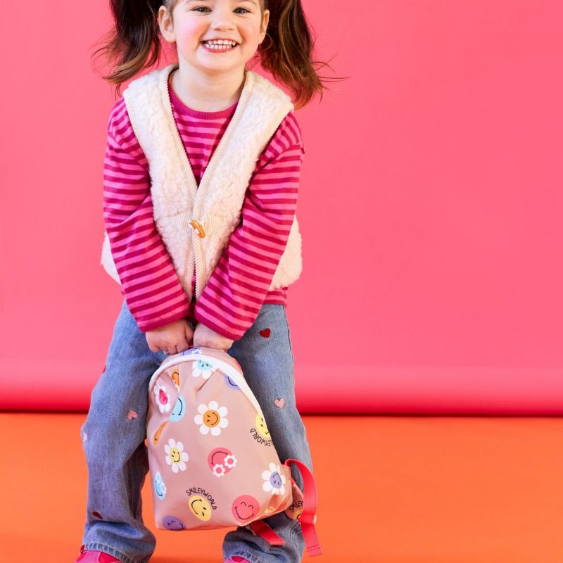 Sac à dos bébé Tiny SmileyWorld rose pâle (20 cm) Lässig Ambiance 6