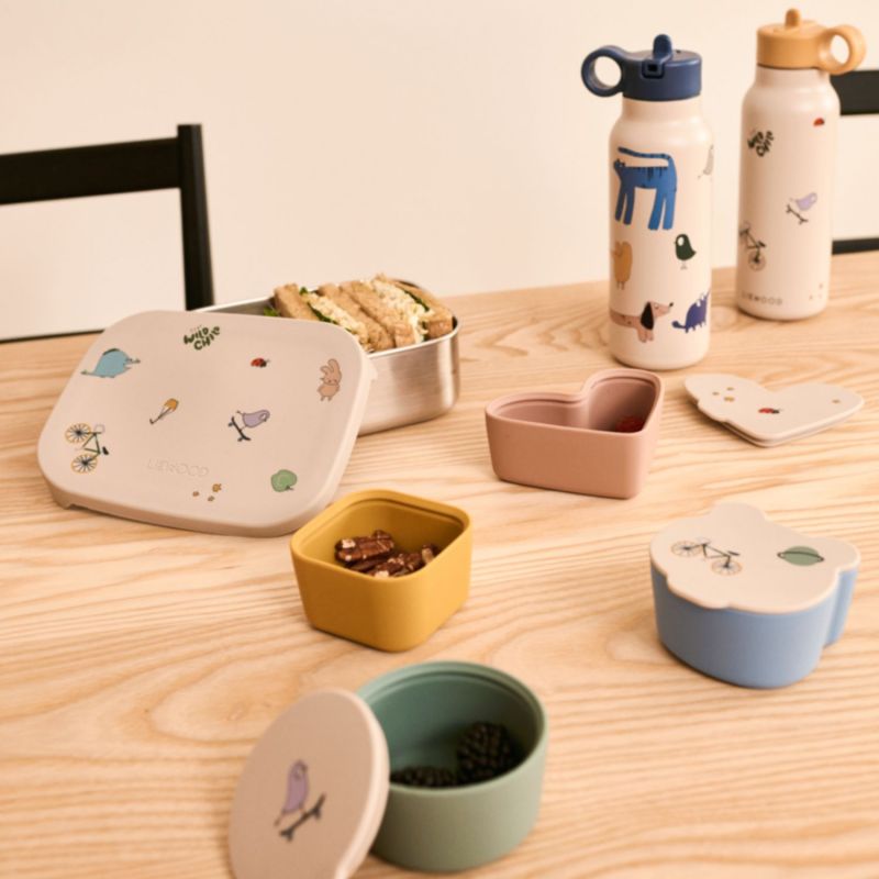 Lot de 4 boîtes à goûter Toto Tamtam-Sandy (0,54 L) Liewood Ambiance 2