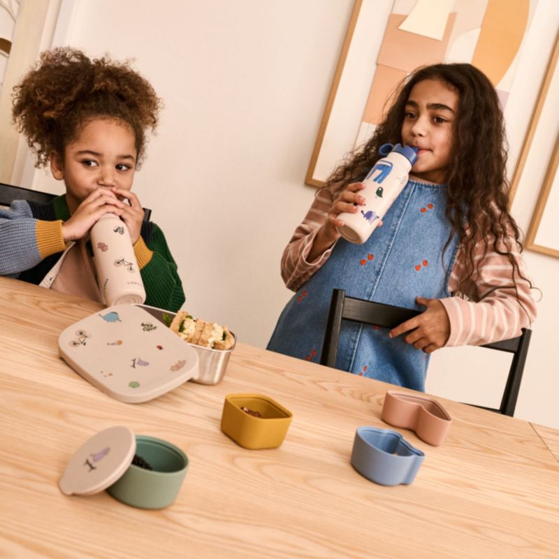 Lot de 4 boîtes à goûter Toto Tamtam-Sandy (0,54 L) Liewood Ambiance 4