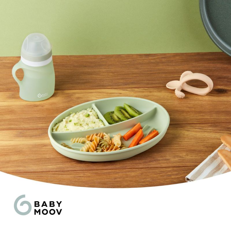 Cuillère de dentition 2 en 1 Beige Babymoov Ambiance 4