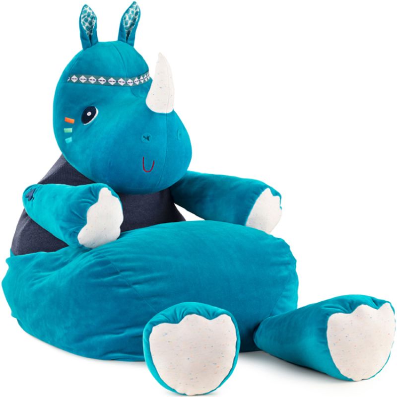 Pouf Marius le rhinocéros Lilliputiens