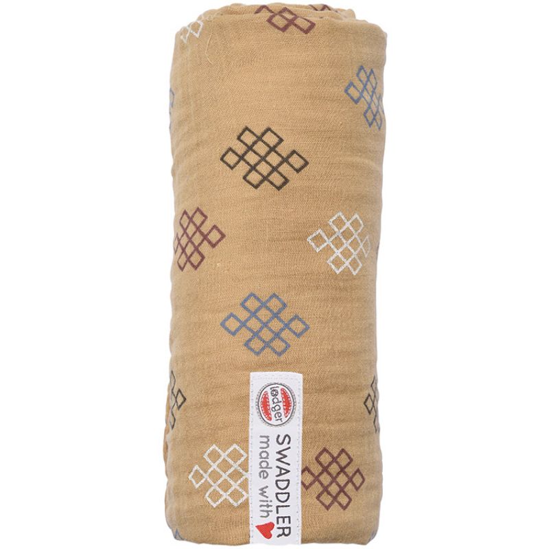 Maxi lange en coton Xandu miel (120 x 120 cm) Lodger