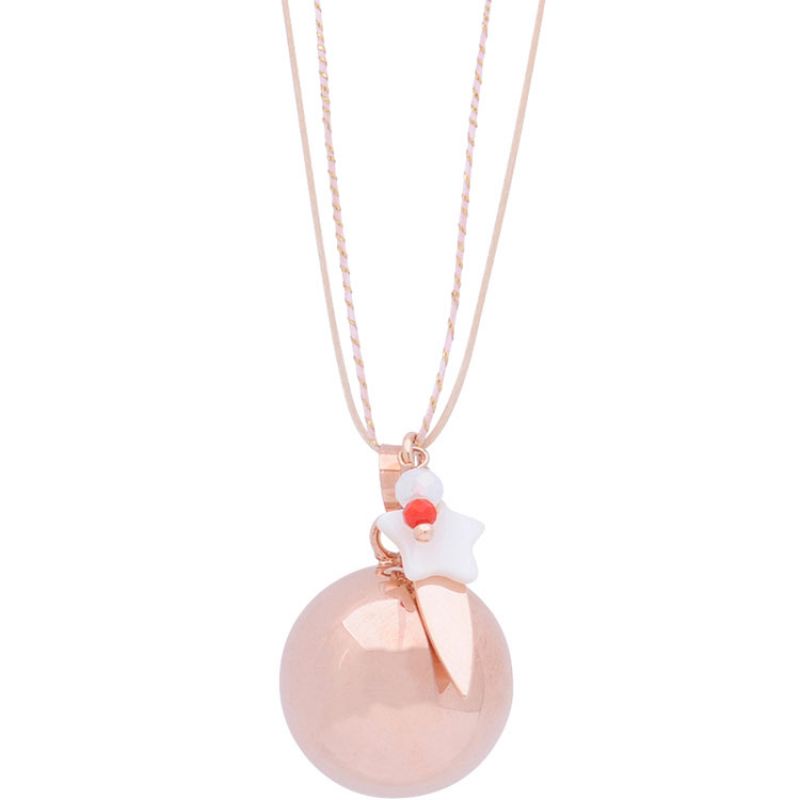 Bola sur cordon Emotion Victoire (laiton plaqué or rose) Nativee