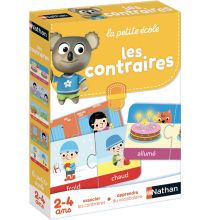 Jeu éducatif Les contraires (24 pièces)  par Nathan