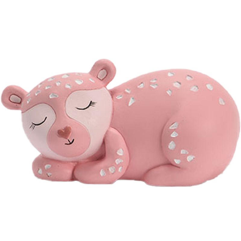Tirelire léopard Rose (13 cm) Amadeus Les Petits