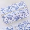Trousse zippée Toile de Jouy bleu marine (24 cm) Tartine et Chocolat Ambiance 1
