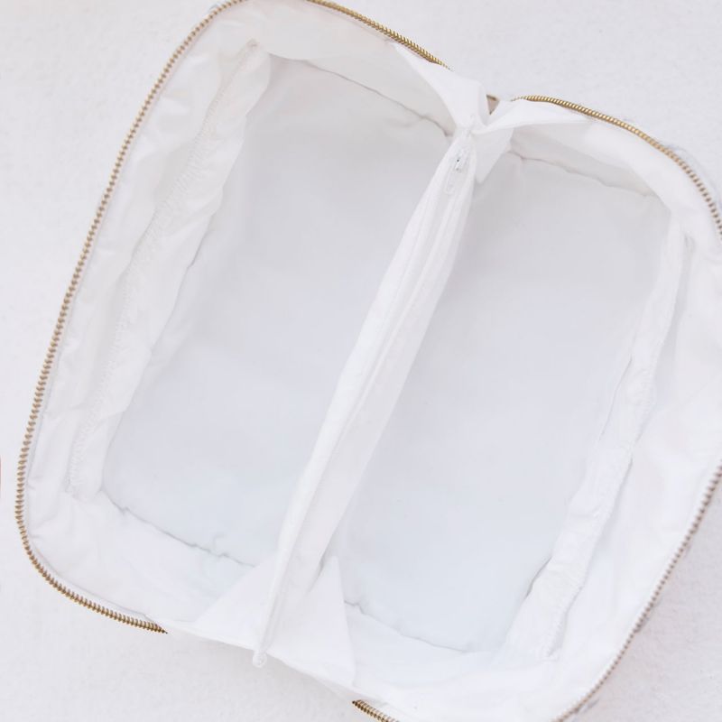 Trousse zippée Toile de Jouy bleu marine (24 cm) Tartine et Chocolat Produit 3