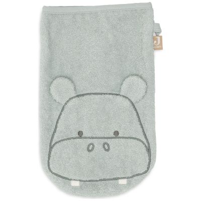 Gant de toilette en éponge Hippo Happy Jollein