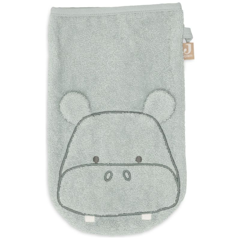 Gant de toilette en éponge Hippo Happy Jollein Produit 1