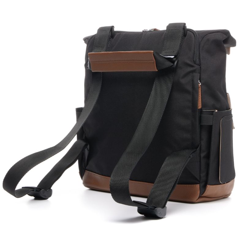 Sac à dos à langer Quinn Eco noir et marron Babymel Produit 6