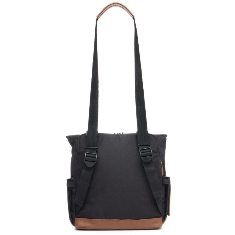 Sac à dos à langer Quinn Eco noir et marron Babymel Produit 7