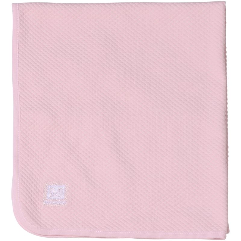 Couverture Fleur de coton rose (80 x 70 cm) Red Castle