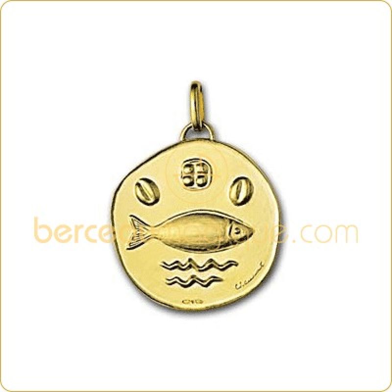 Médaille Communion (avec revers) (or jaune) Monnaie de Paris
