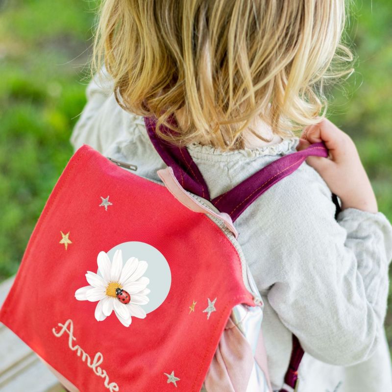 Sac à dos Coccinelle Marguerite (personnalisable) L'oiseau bateau Ambiance 3