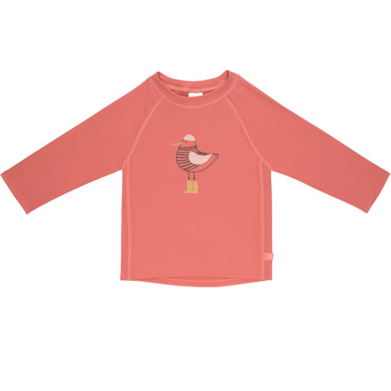 Tee-shirt anti-UV manches longues Mme Mouette corail (12 mois) Lässig