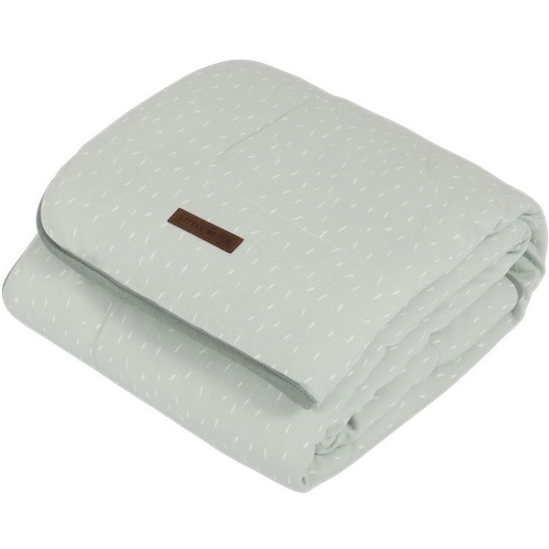 Couverture bébé en coton pure & soft Mint sprinkles (70 x 100 cm) Little Dutch