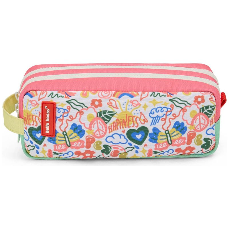 Trousse double compartiment Happiness Hello Hossy Produit 1