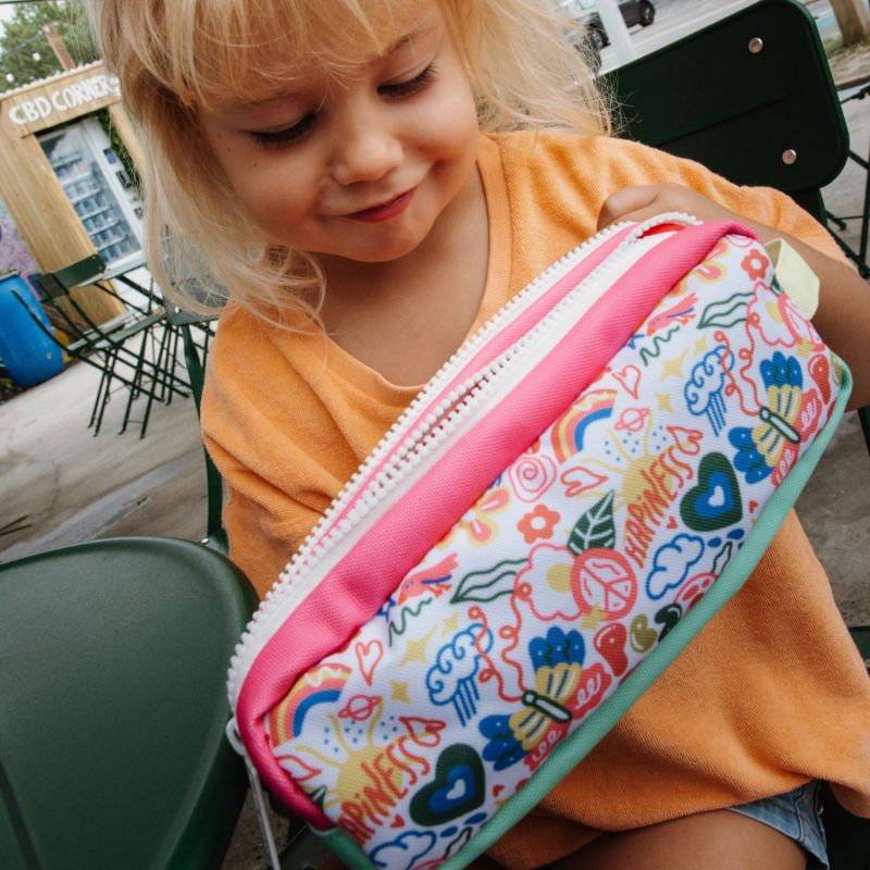 Trousse double compartiment Happiness Hello Hossy Ambiance 2
