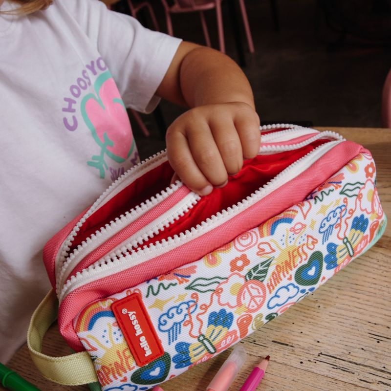 Trousse double compartiment Happiness Hello Hossy Ambiance 7