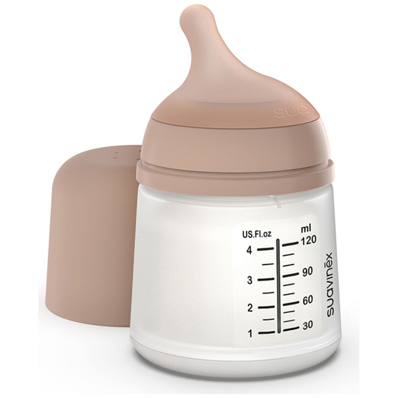 Biberon anti-colique Zerø.Zerø taille unique spécial allaitement Medium (120 ml) Suavinex Produit 1