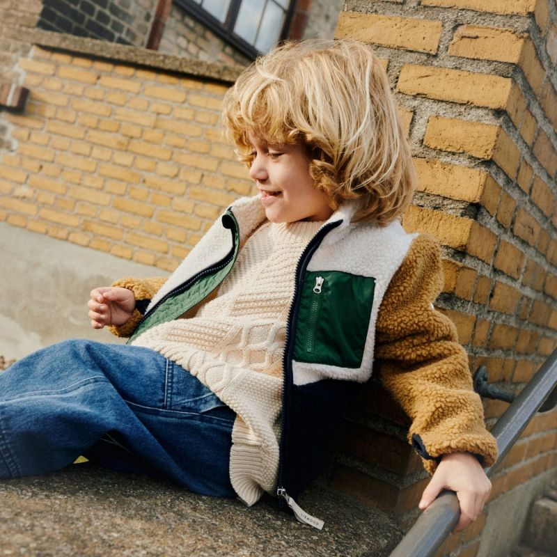 Veste polaire Nolan Classic Navy Multi Mix (4 ans) Liewood Ambiance 6