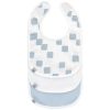 Lot de 3 bavoirs naissance GOTS Happy Fruits bleu Lässig Produit 1