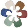 Lot de 6 bavoirs premier âge Couleurs Trois Kilos Sept Produit 1