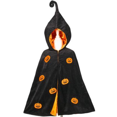 Cape Halloween pumpkin (4-8 ans)