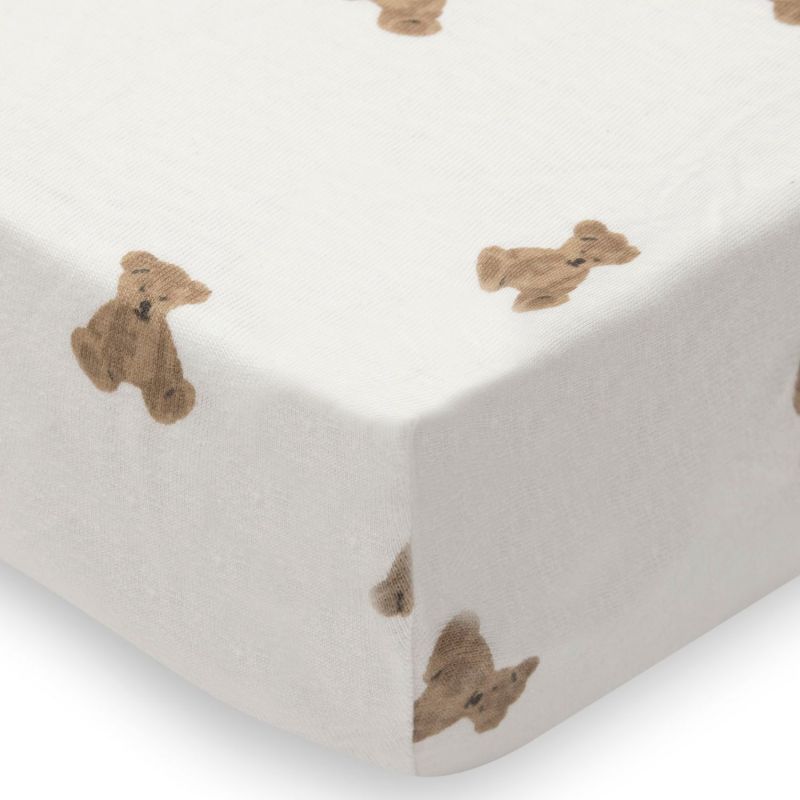 Drap housse en jersey Mini Teddy Bear (70 x 140 cm) Jollein Produit 3
