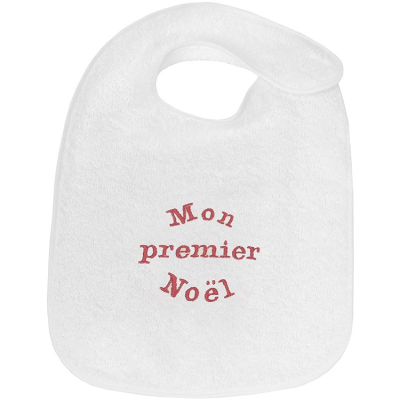 Bavoir à velcro Mon premier Noël ANVIE