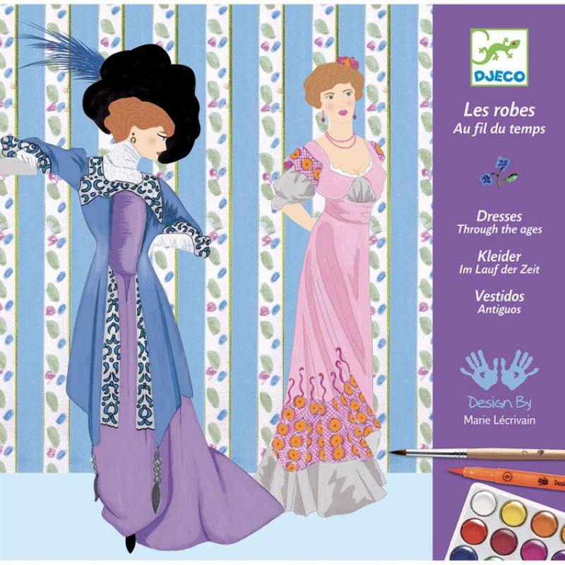 Coffret créatif Les robes au fil du temps Djeco
