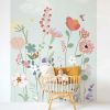Papier peint panoramique Fleurs des champs (250 x 200 cm) - Mimi'lou
