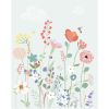 Papier peint panoramique Fleurs des champs (250 x 200 cm)  par Mimi'lou