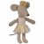 Variation Blanc, jaune du produit Souris ballerine Petite sœur Blanc cassé de la marque Maileg