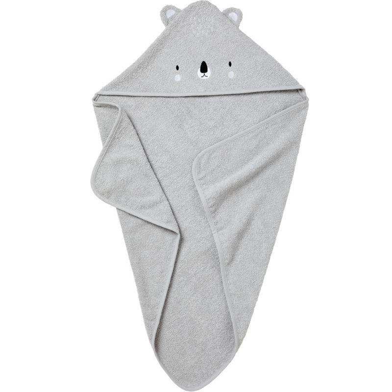Cape de bain koala gris (70 x 70 cm) Babycalin
