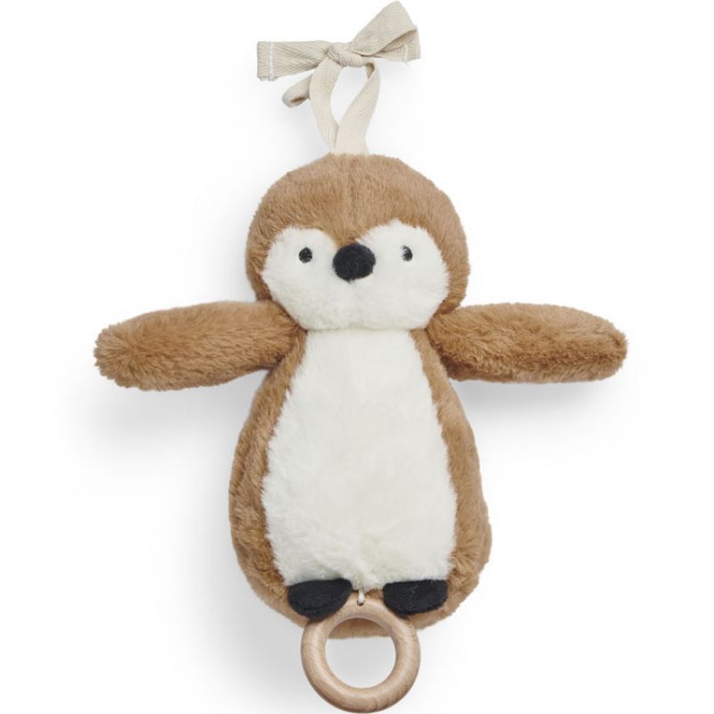Peluche musicale pingouin caramel (20 cm) Jollein