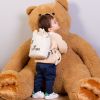 Sac à dos bébé My first bag Teddy écru (24 cm)  par Childhome