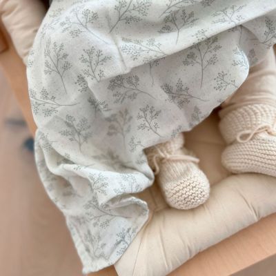 Lot de 2 langes Doli Pearl Blossom (70 x 70 cm)