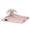 Doudou plat Bashful Luxe Lapin Rose - Jellycat