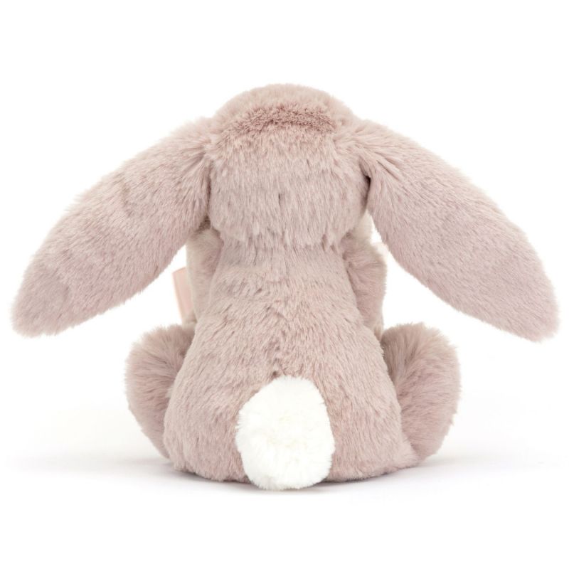 Doudou plat Bashful Luxe Lapin Rose Jellycat Produit 5