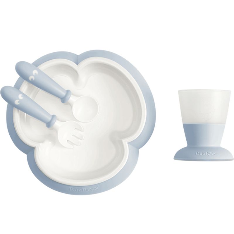 Coffret repas bébé bleu pastel (4 pièces) BabyBjörn