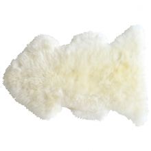 Tapis peau de mouton Douchka blanc (60 x 100 cm)  par Nattiot