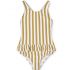 Maillot de bain Amara rayé Yellow mellow White (12-18 mois) - Liewood