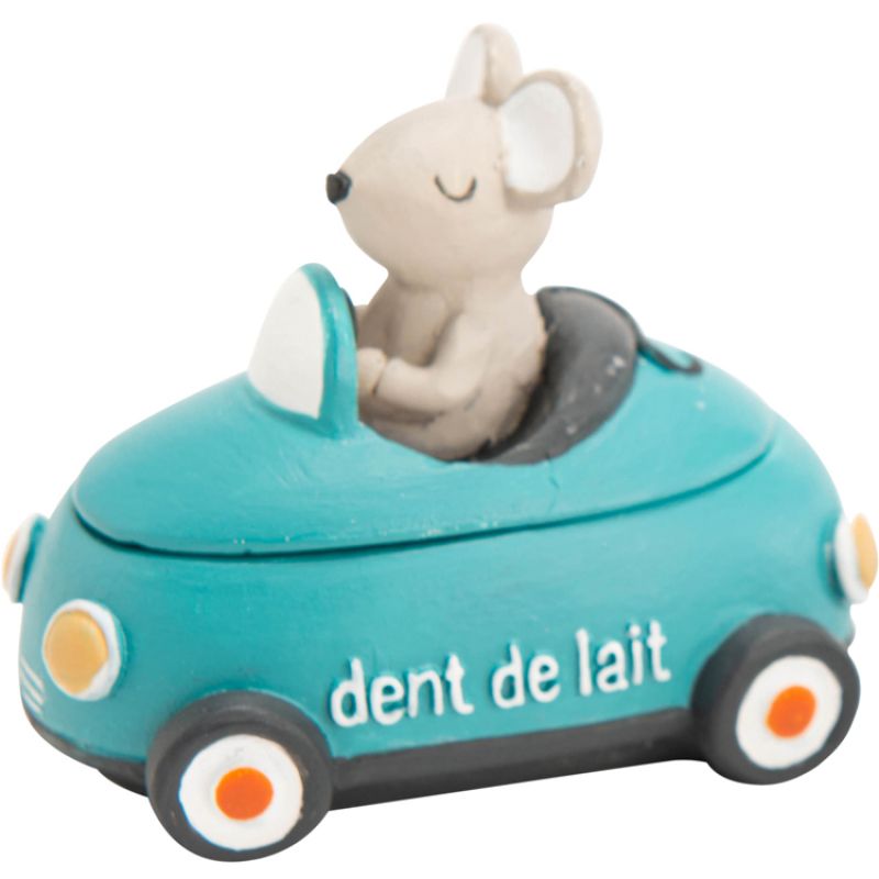 Boîte à dents voiture bleue Amadeus Les Petits