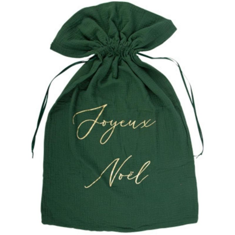 Hotte Joyeux Noël verte Arty Fêtes Factory