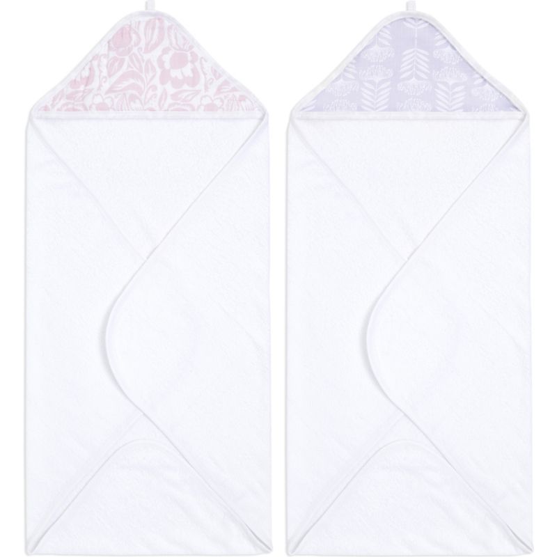 Lot de 2 capes de bain en coton Damsel (76 x 76 cm) aden + anais