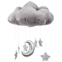Mobile nuage gris  par Cotton&Sweets