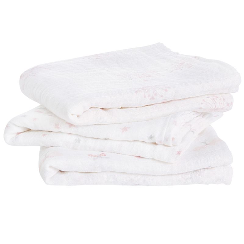 Lot de 3 langes Musy Lovely reverie (70 x 70 cm) aden + anais